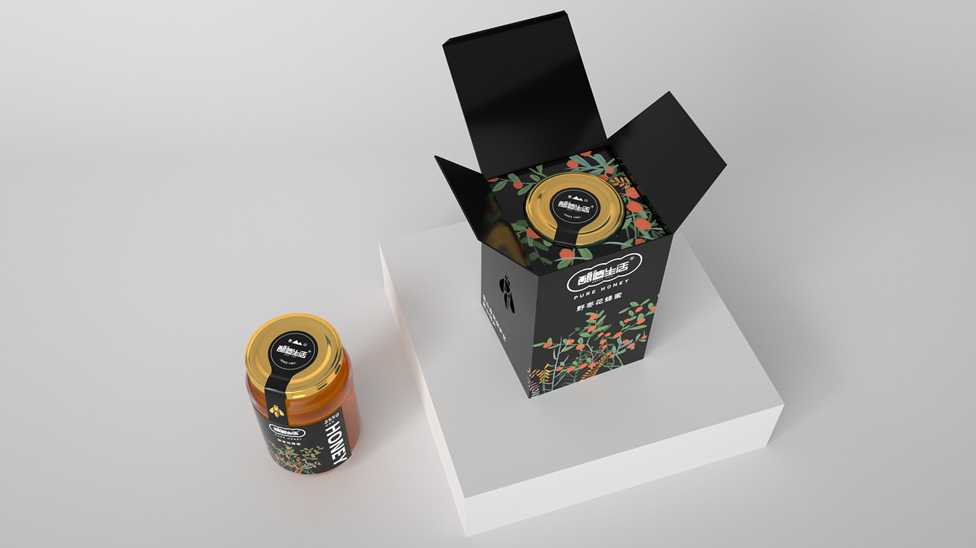 Honey packaging packaging design