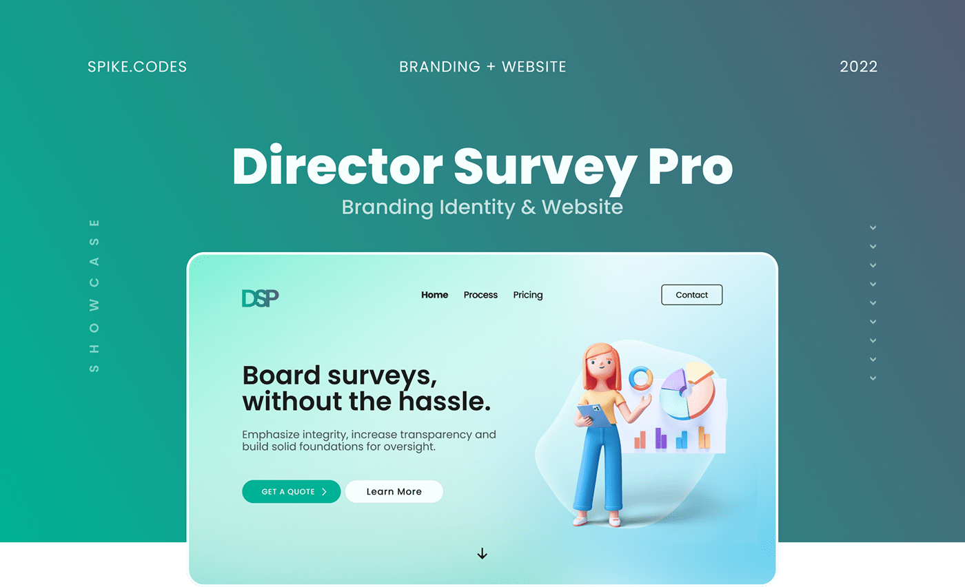 abstract brand identity gradient Logo Design minimal survey Web Design  Website