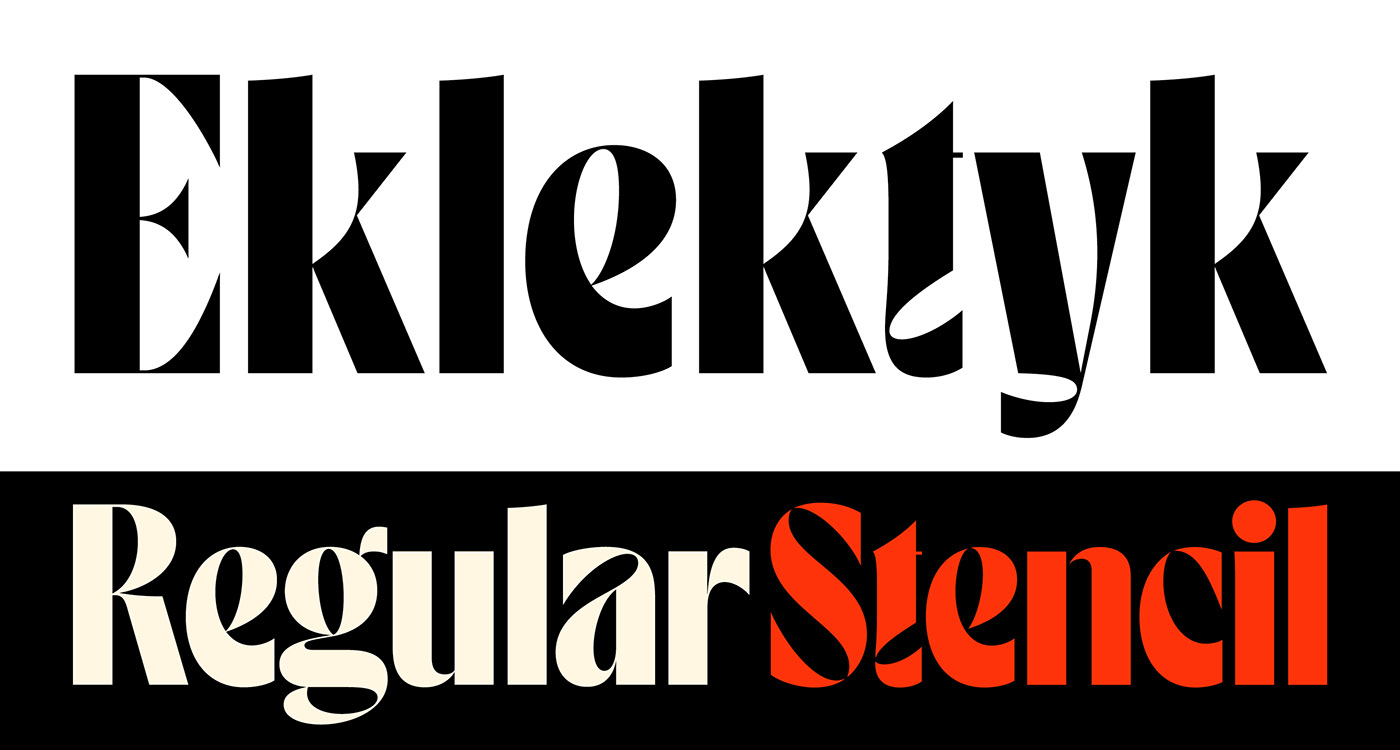 Display font lettering poland polish stencil Typeface typography   wierd