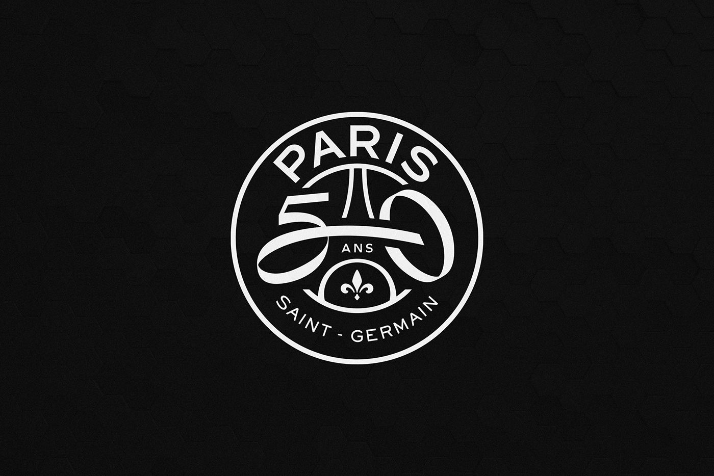 badge black branding  Calligraphy   Event football logo Paris soccer team