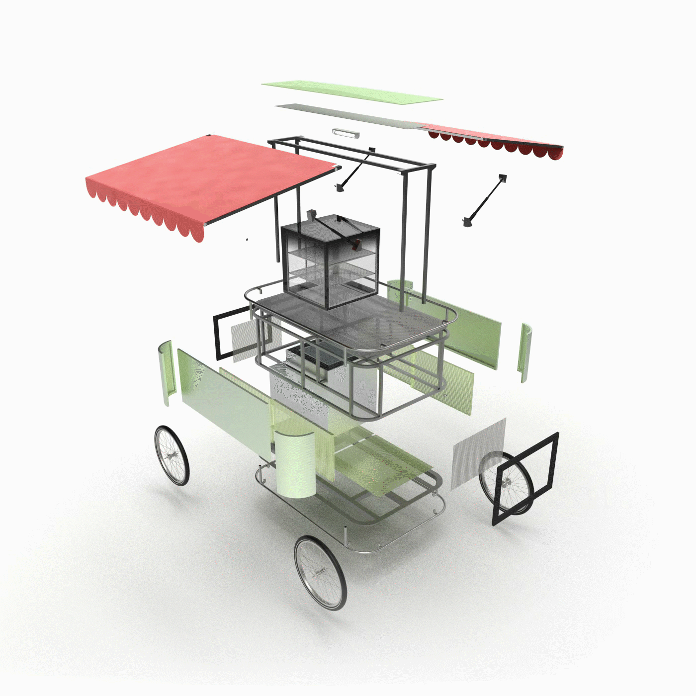 automobile automotive   concept concept art design India makeinindia Smart vegetables vendingcart