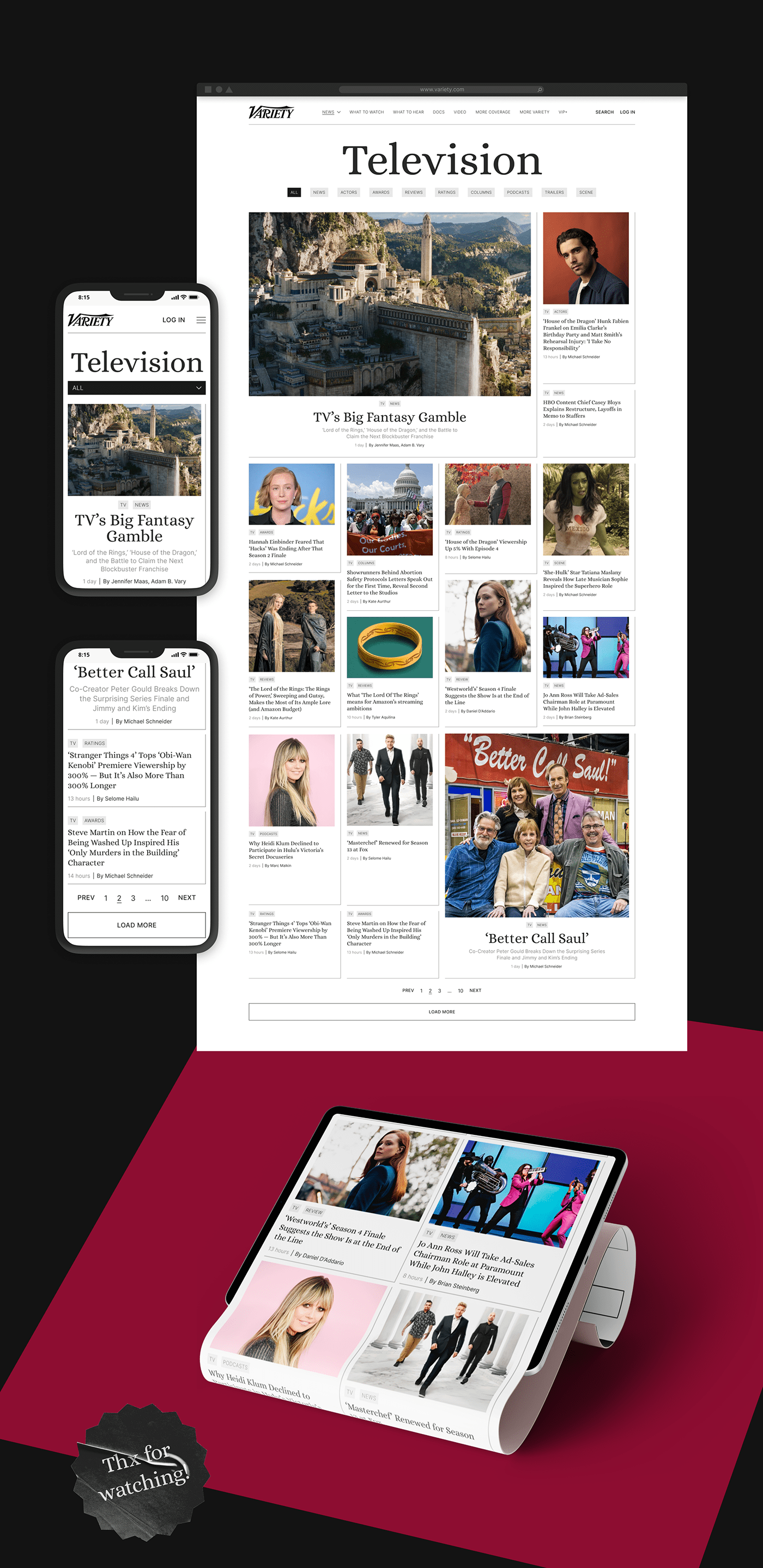 business clean magazine media minimal modern news redesign UI/UX Website