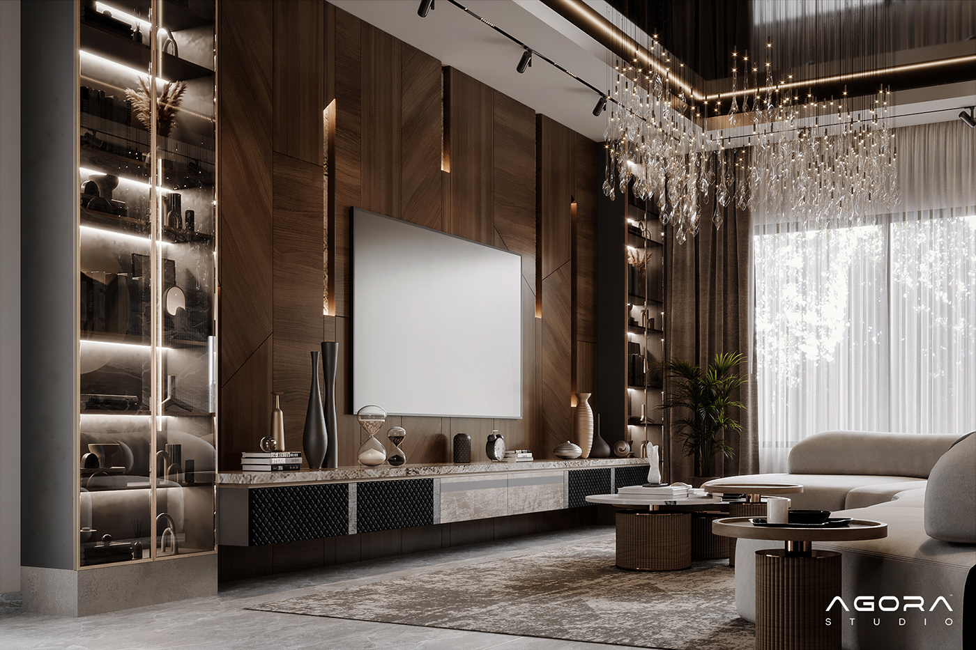 interior design  Render visualization 3ds max modern archviz corona vray SketchUP living room