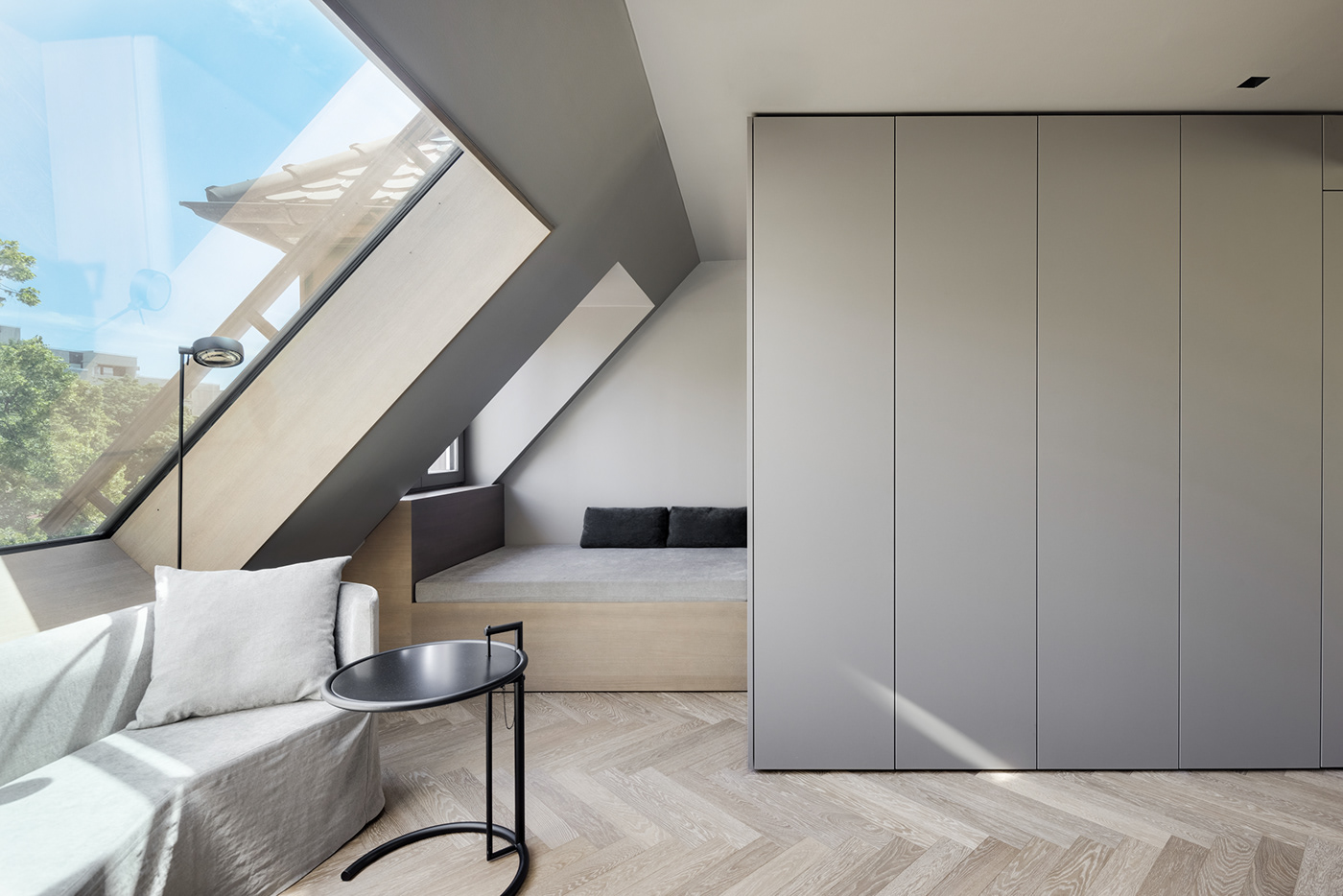 interiordesign modern architecture Ausbau cleandesign Dachgeschoss designapartment Innenarchitektur Innenausbau