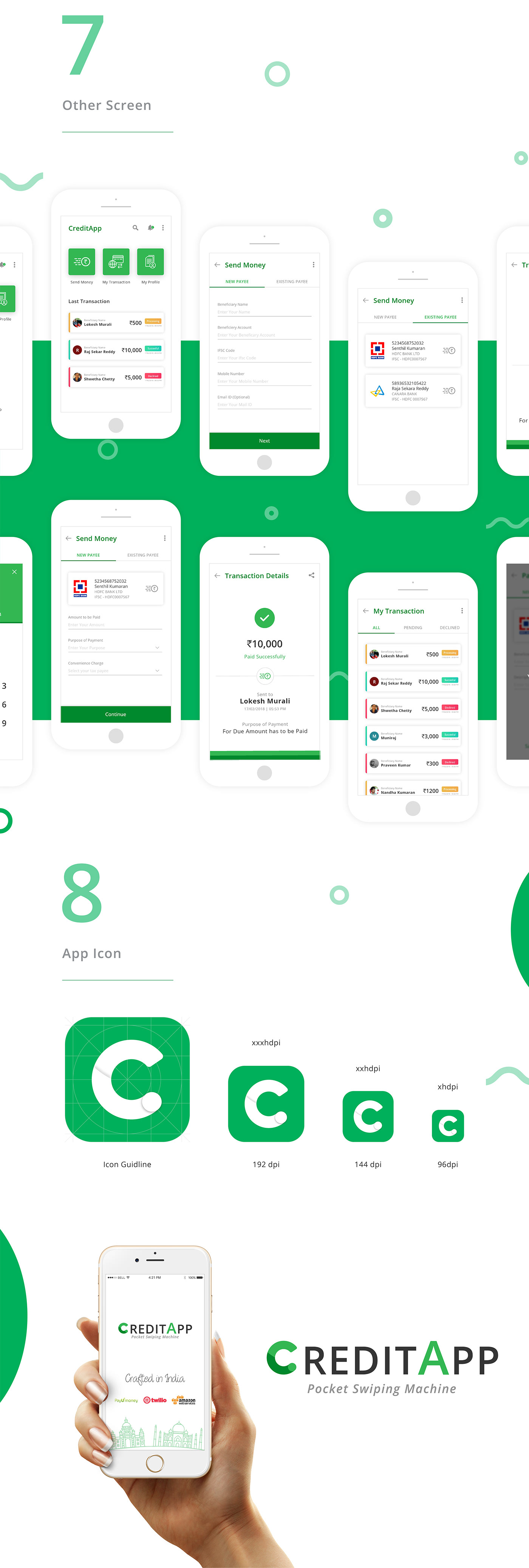 UI ux branding  ui design UX design Android App iOS App finance app Payment App app