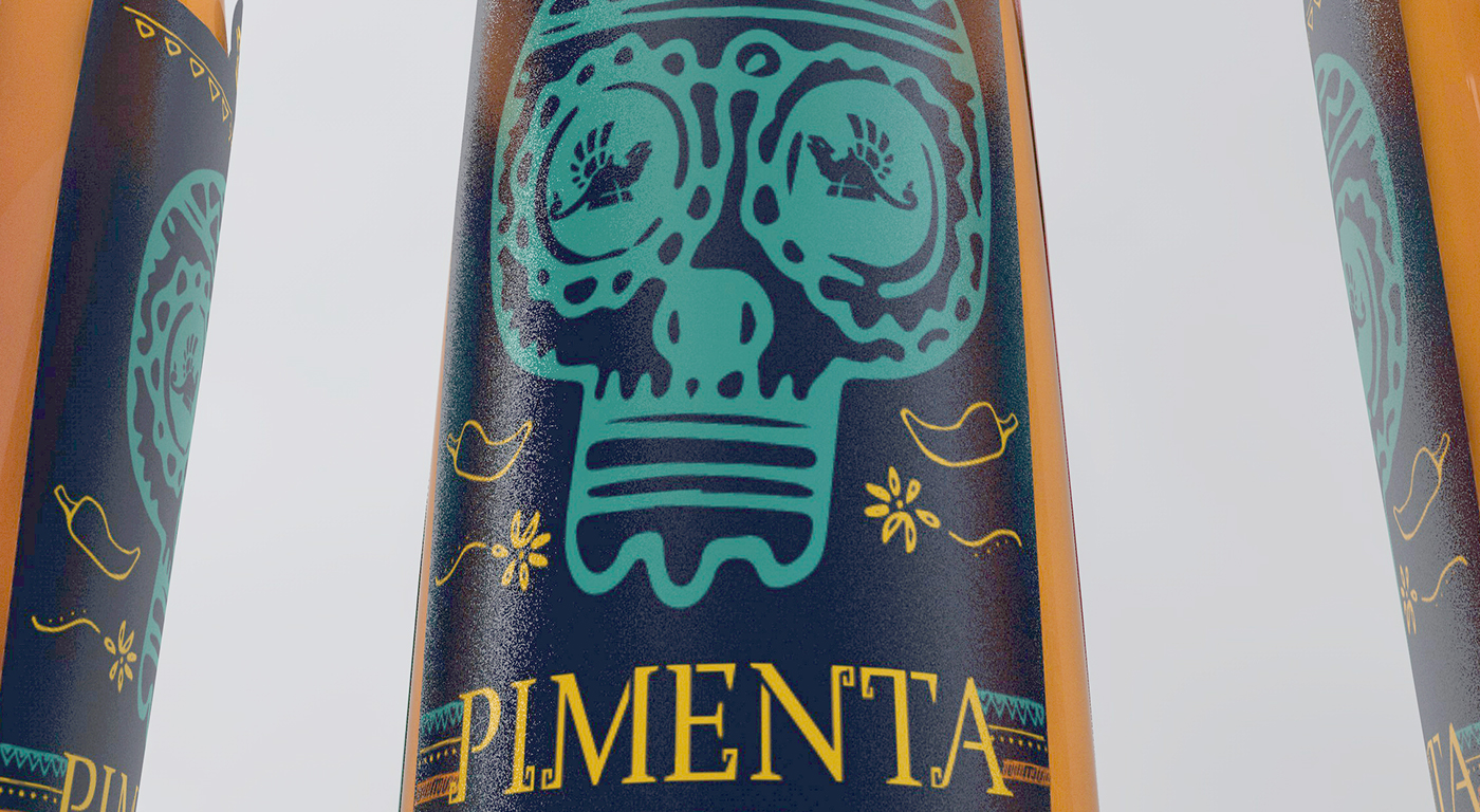 corona branding  packing mexico Pimenta Chilli cerveza Cerveja embalagem projeto
