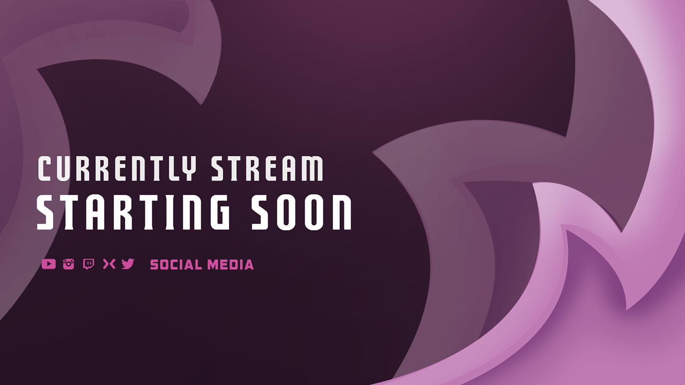 Twitch Overlay stream Layout free template Streaming live social media