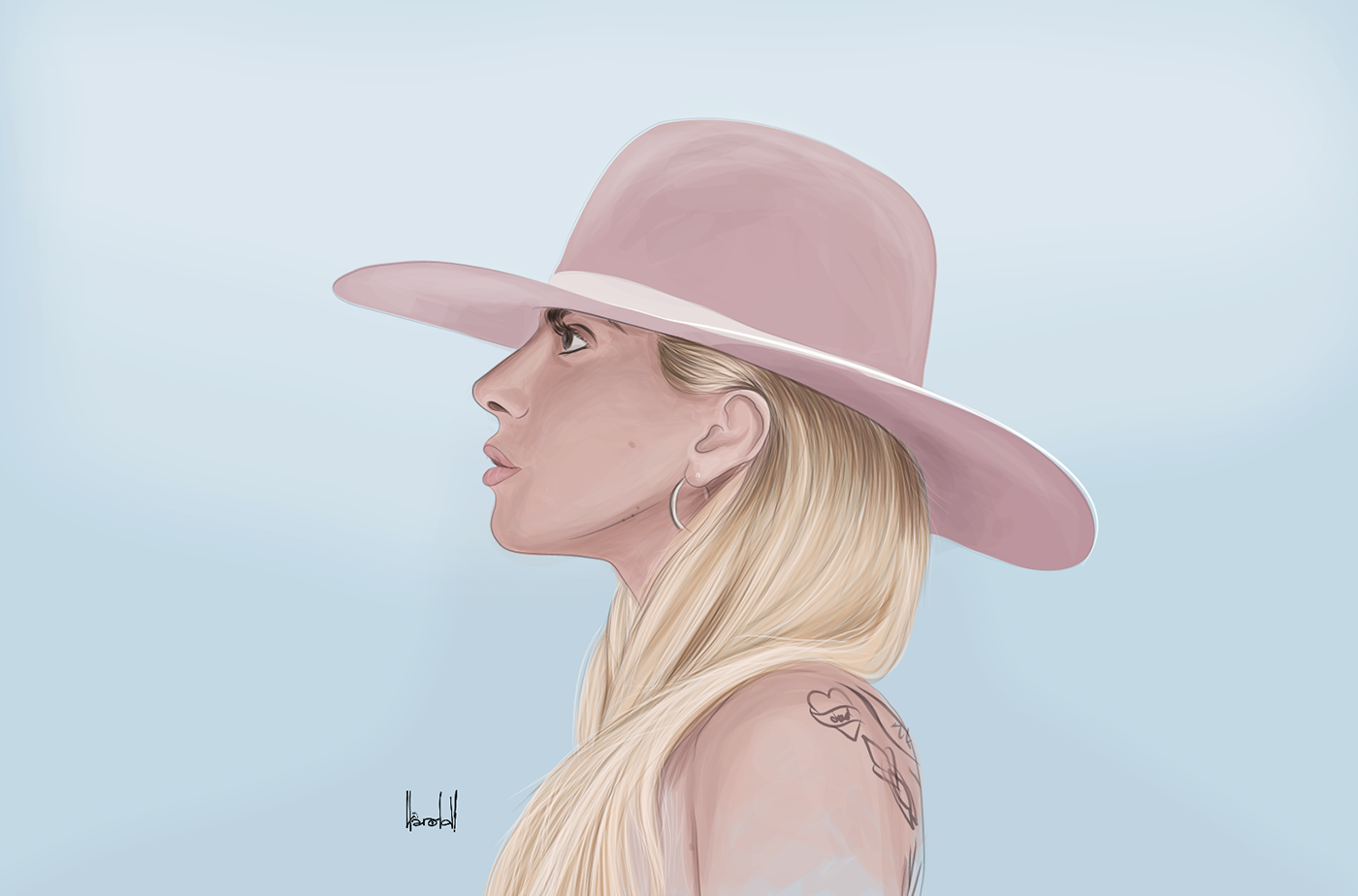 Lady Gaga artpop venus digital painting ILLUSTRATION  ilustracion joanne JOANNEVIBES MILLIONREASONS gaga