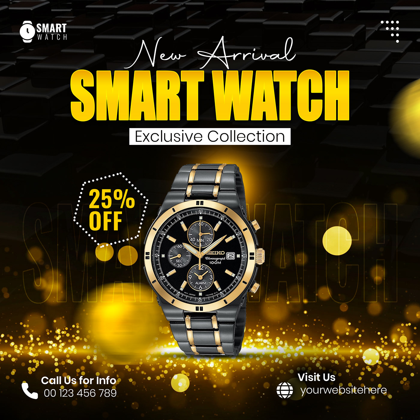 ads banner design Instagram Post post smart watch smart watch banner Smart watch design social media Social media post