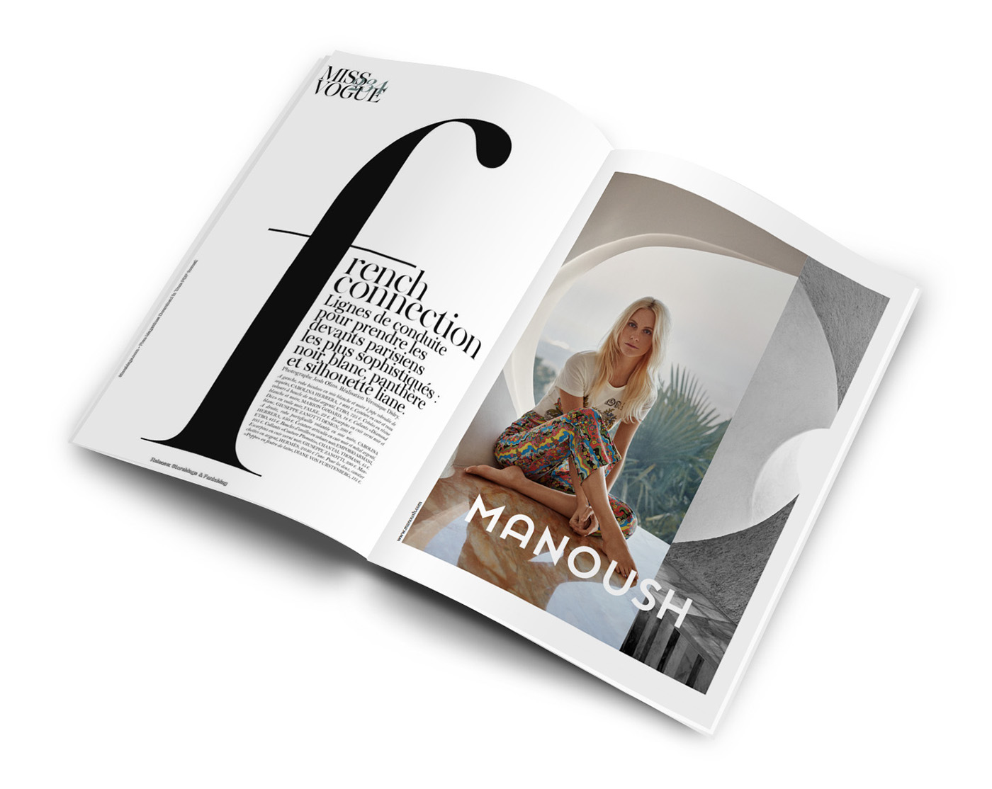 manoush Fashion  Retail campaign editorial vogue Lookbook Paris france art direction 
