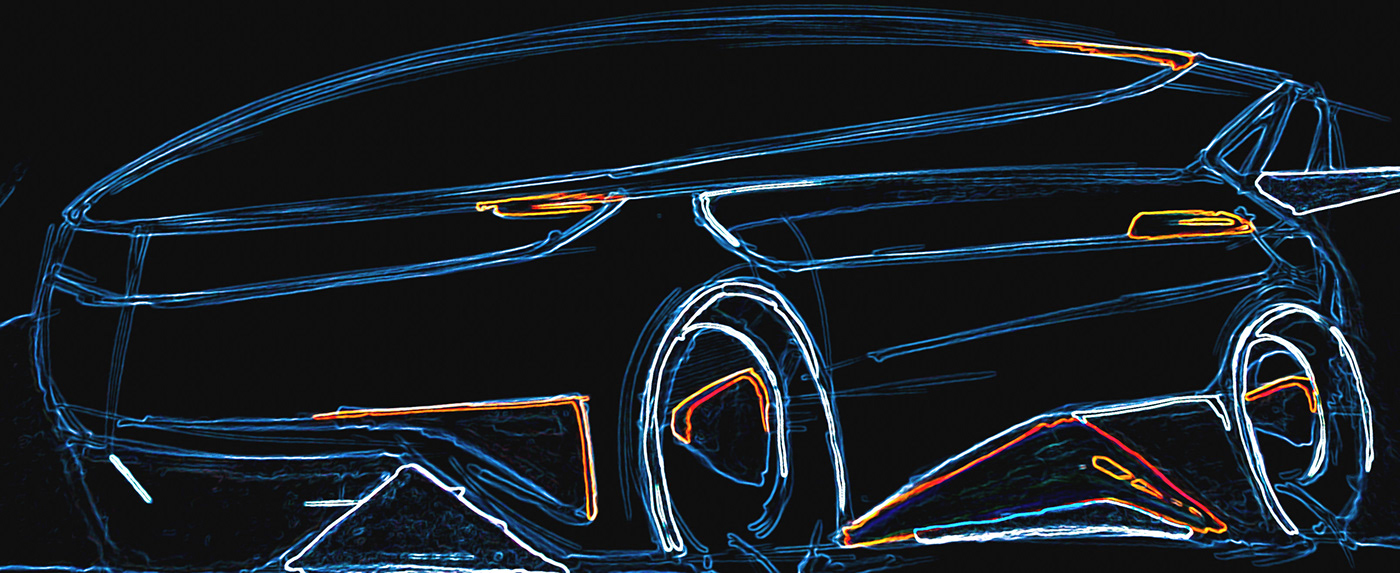 sketch car art pencil Drawing  colour design creative future graphic