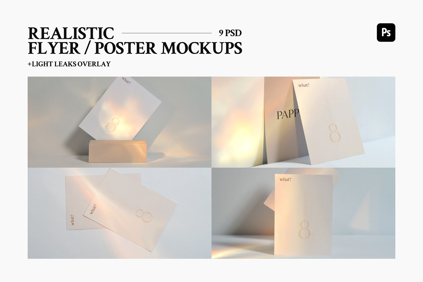 brand identity download Download Mock-up flyer mock-ups Mockup poster print realistic template