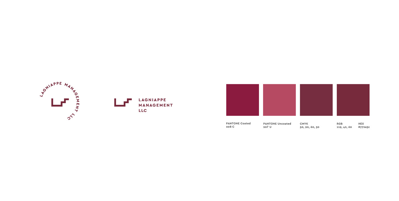 logotype design branding  logo brand identity graphic design  emblem lagniappe Investment Logo Design Stationery