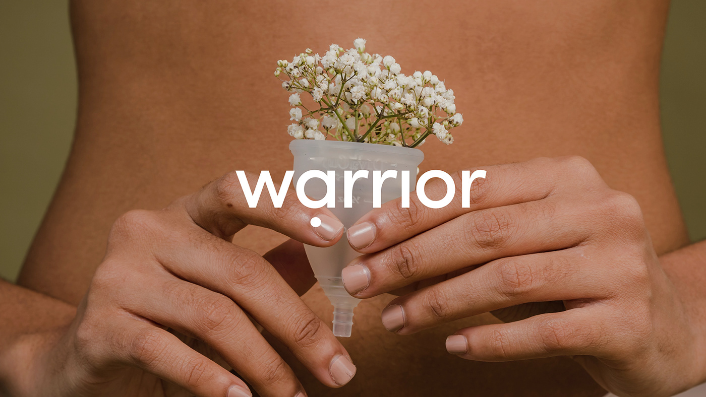 Logo wordmark branding for Warrior