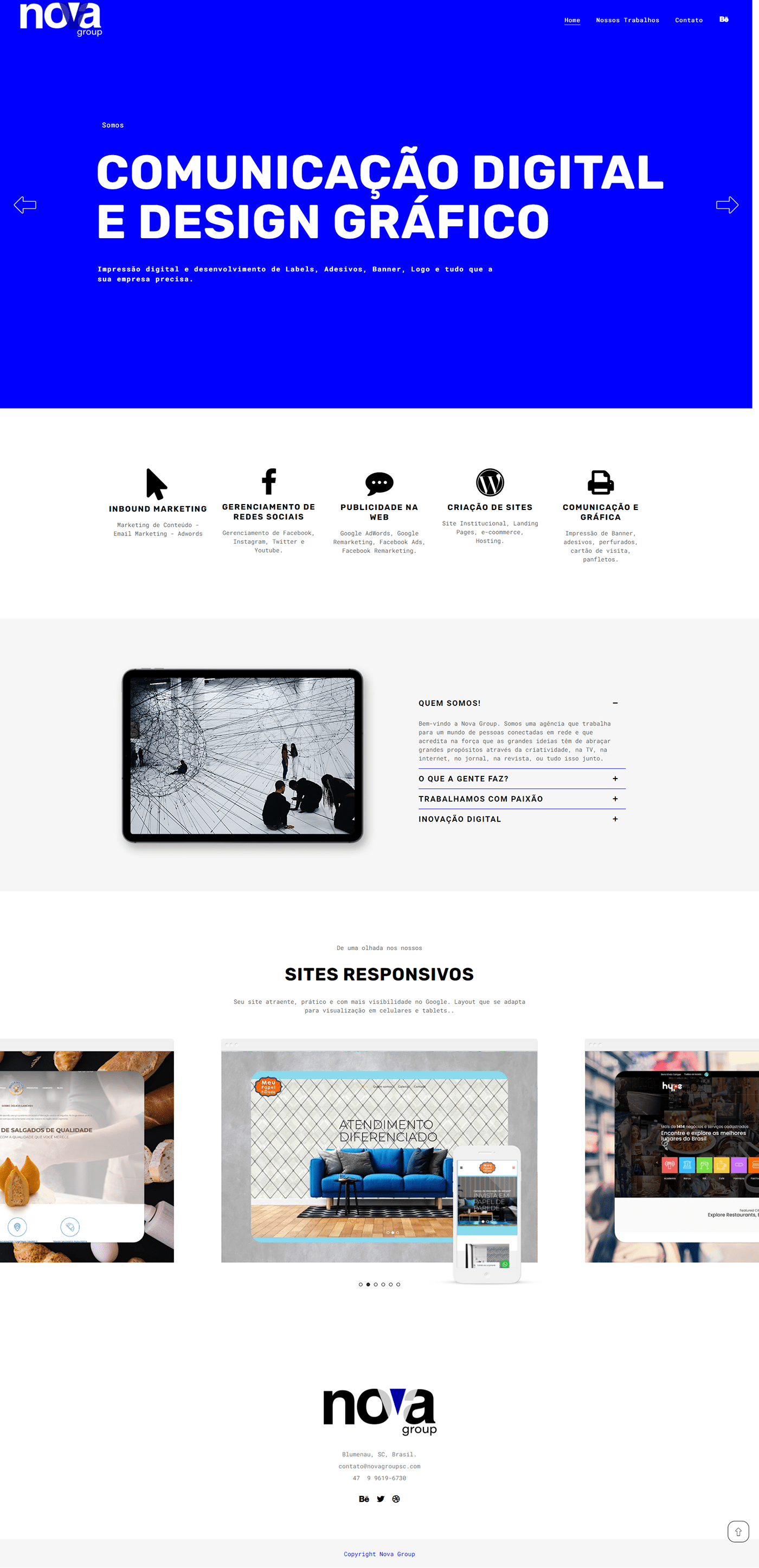 comunicação design gráfico elementor Logotipo publicidade Web Design  Website Website Design wordpress