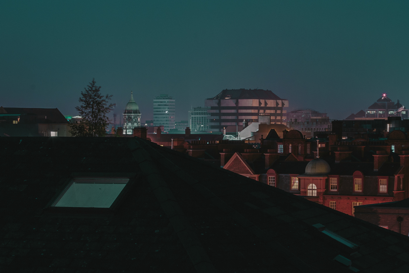 night photography adobe lightroom surreal dublin Ireland future noir cinematography