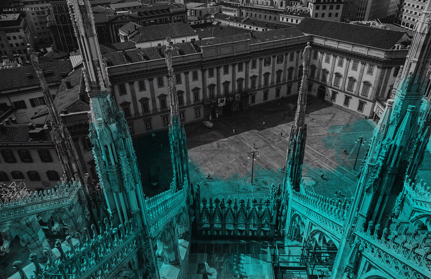 city Photography  photographer cathedral black and white vibes Travel emotions feelings duomo di Milano