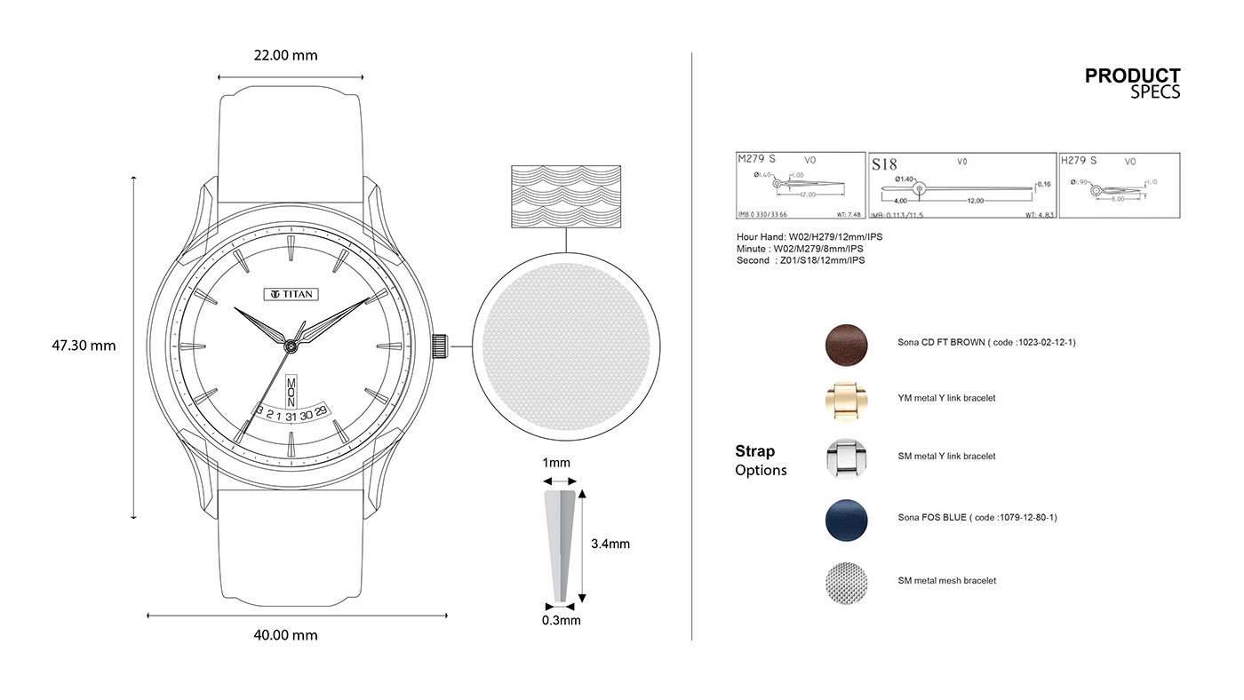 watch design watch design industrial design  product design  Titan Titan watches