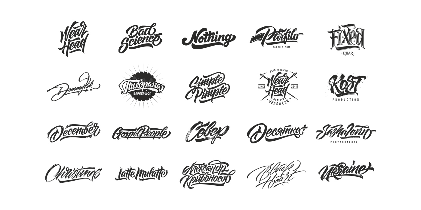 lettering type Logotype art brushtype customtype logodesign letters Typeface print