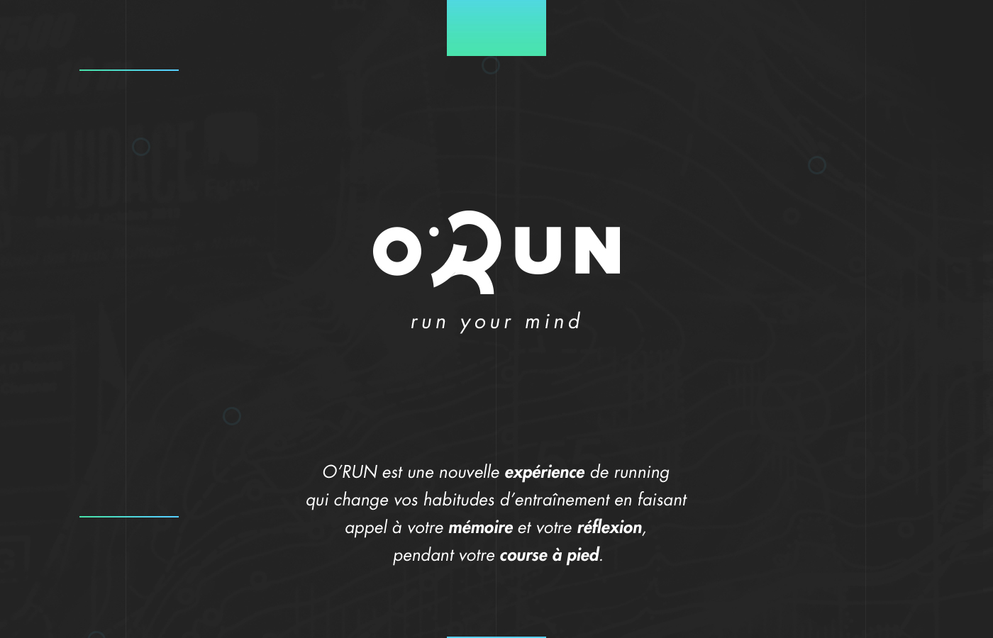 application running run Orun app UI ux orienteering orientation course map ios android geolocalisation