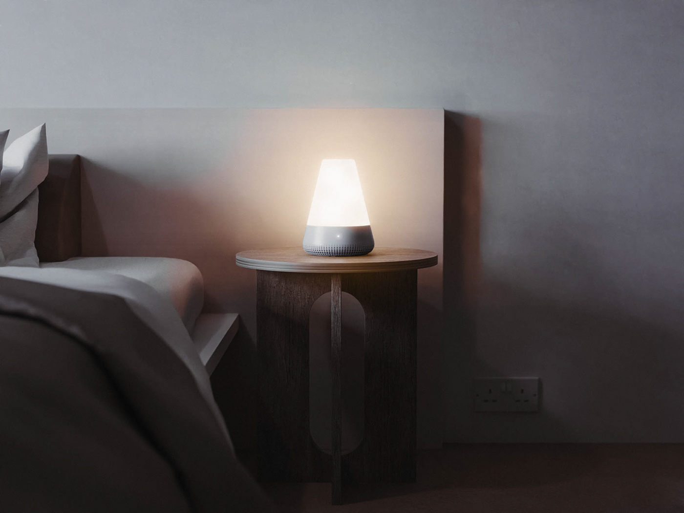 Lamp meditation lava lamp speaker white noise concept sleep Smart Home appliances Circadian rhythm