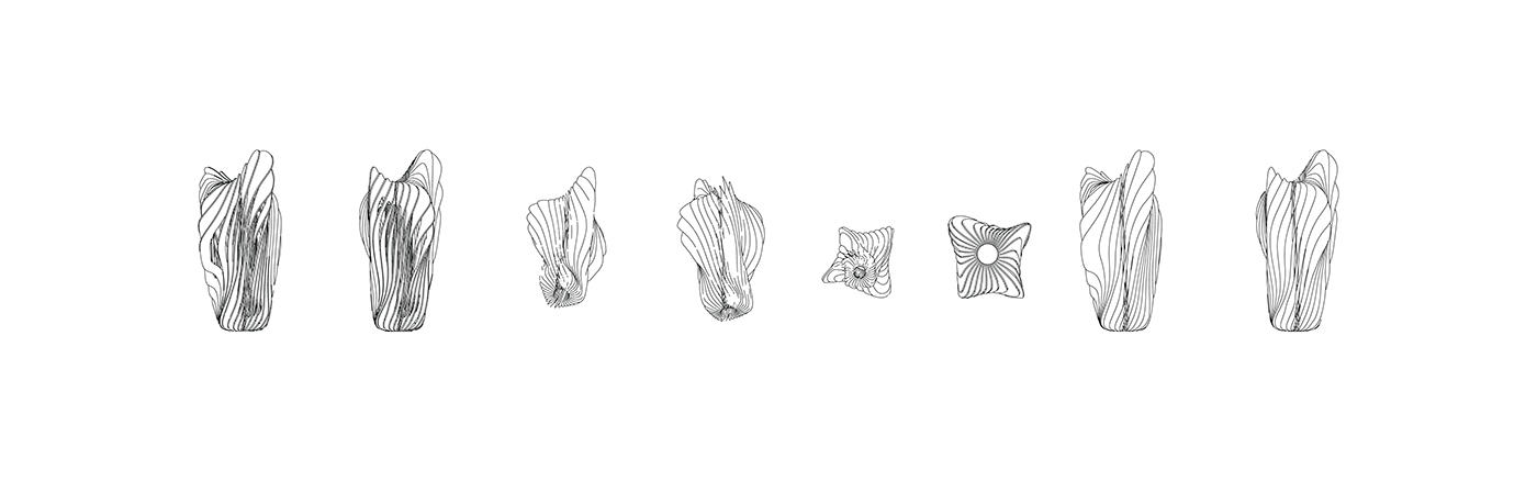 pufferfish Grasshopper design parametric Rhino Form formfinding experiment