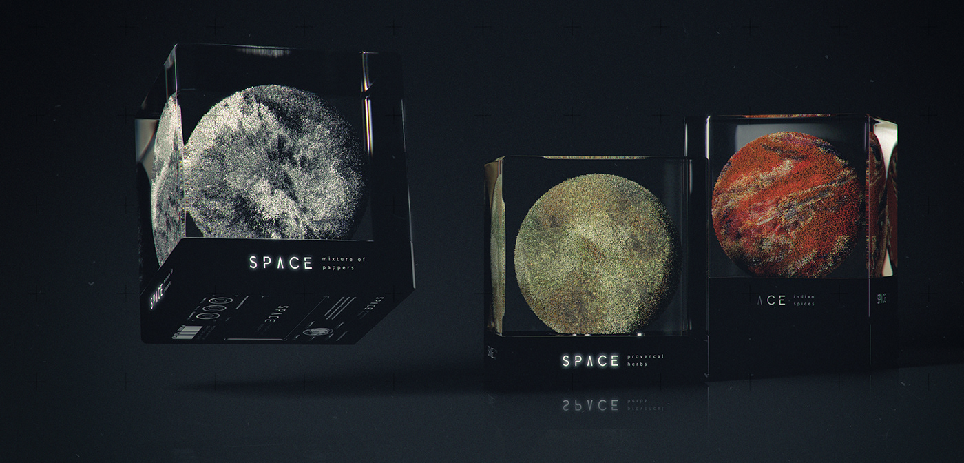 concept design Space  Packaging package branding  productdesign pentawards pentawards2019 visualisation