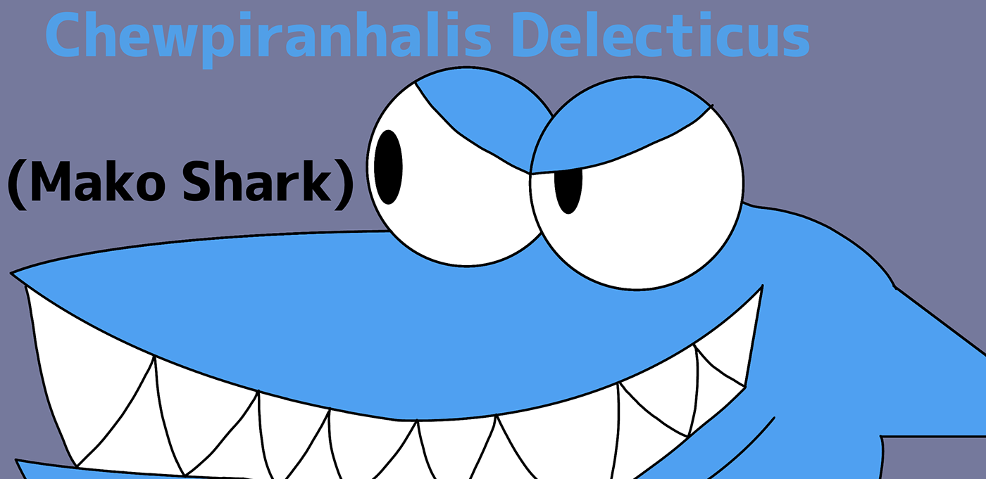 piranha Mako Shark Cartoons