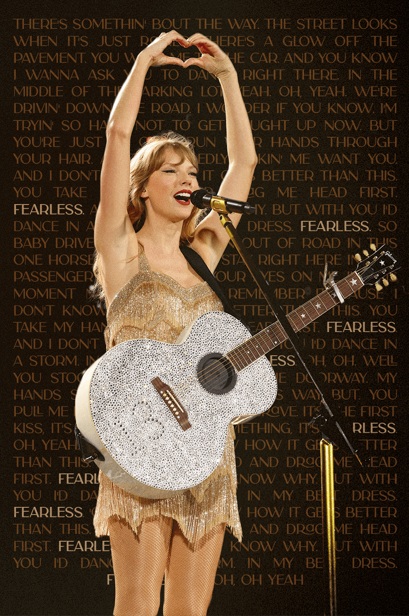 graphic design  poster typography   taylor swift music