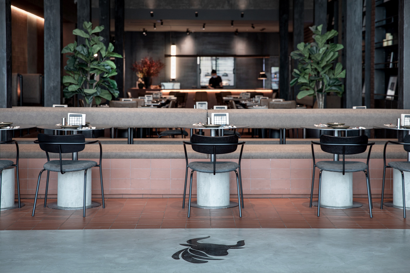 architecture cafe Interior interior design  modern restaurant visualization umky бар