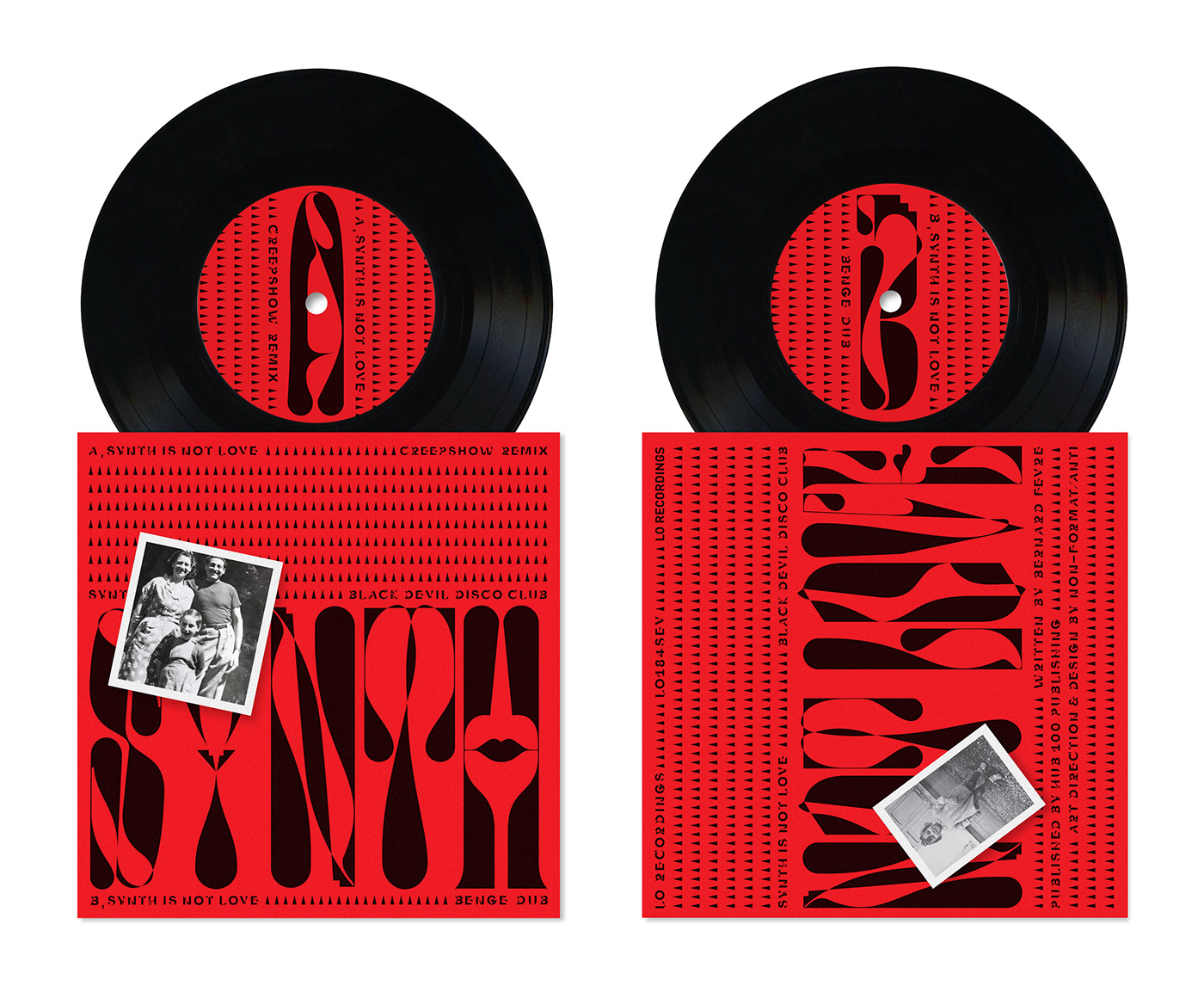 a flower anti black devil Disco club gatefold LP lo recordings Lucifer Is Music Packaging non-format red vinyl