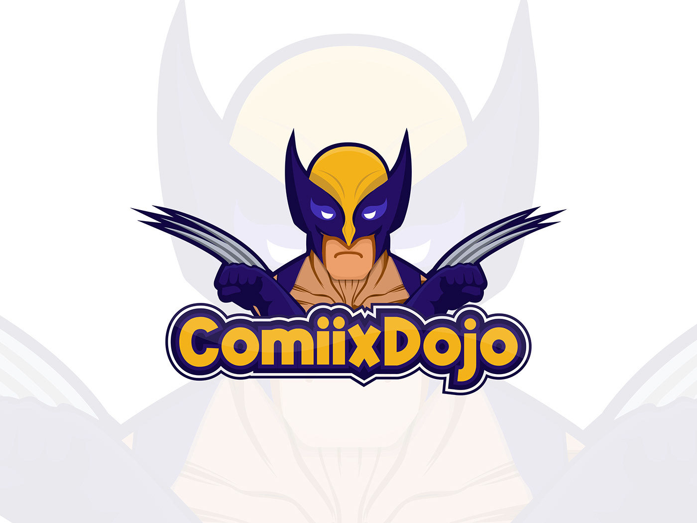 cartoon mascot logo Gaming banner Graphic Designer adobe illustrator vector Logo Design x-men illustrations X-Men logo