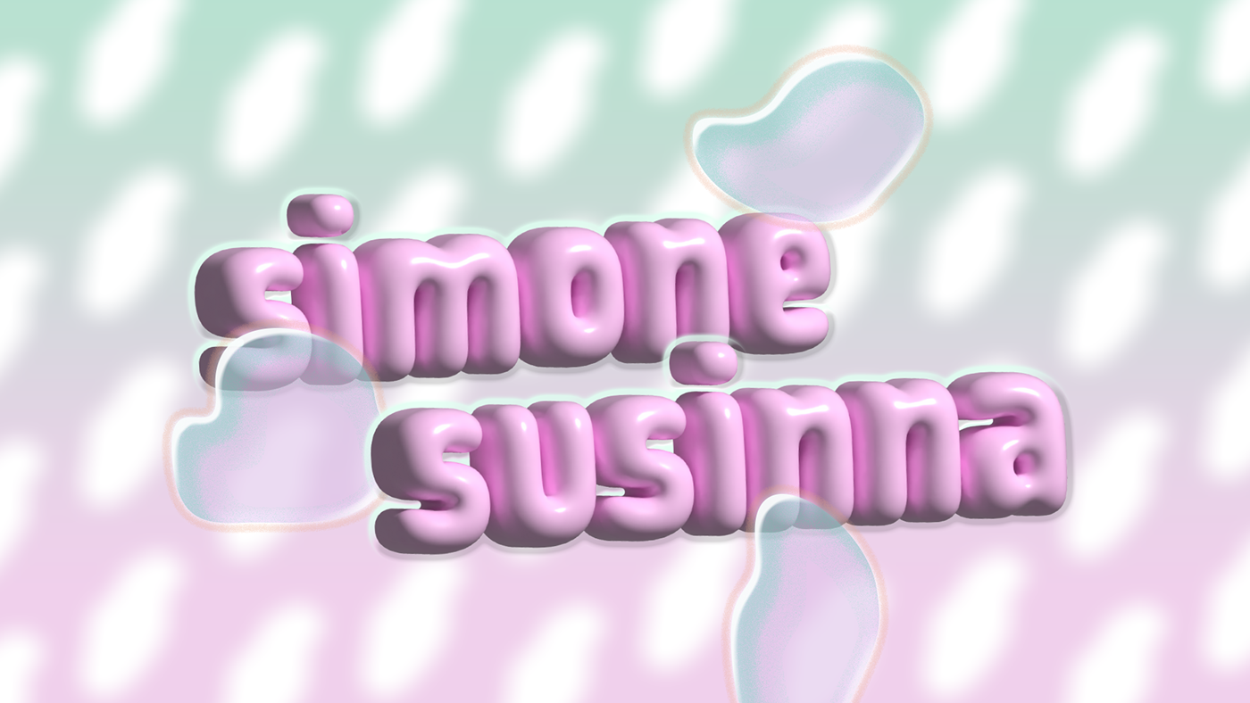 asmr bubbles design graphic graphic design  ilustration lettering michele morrone neon simone susinna