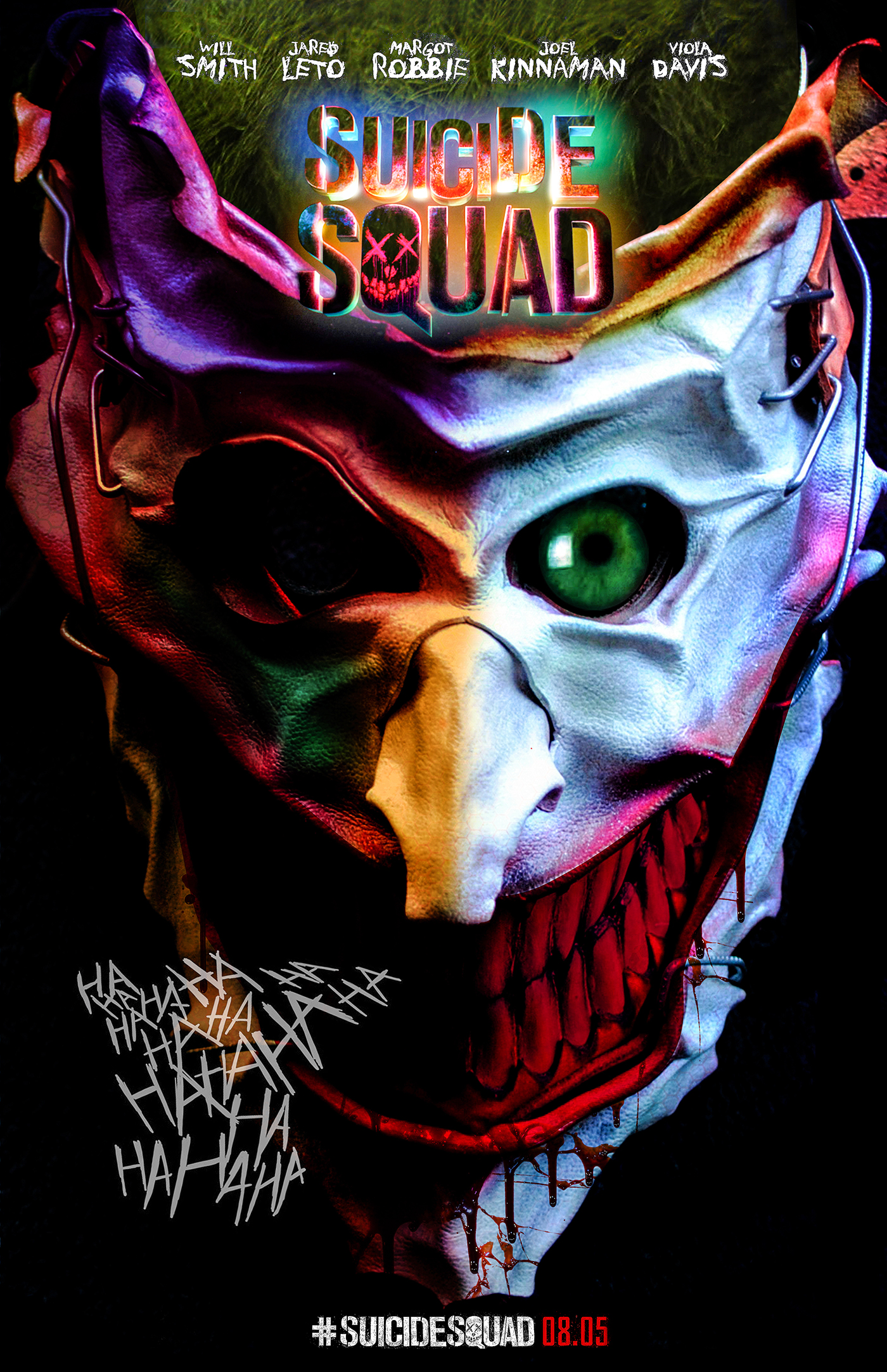 #suicidesquad #CreativeCloud graphicdesign poster watercolour digitalpainting COLOURING wacom