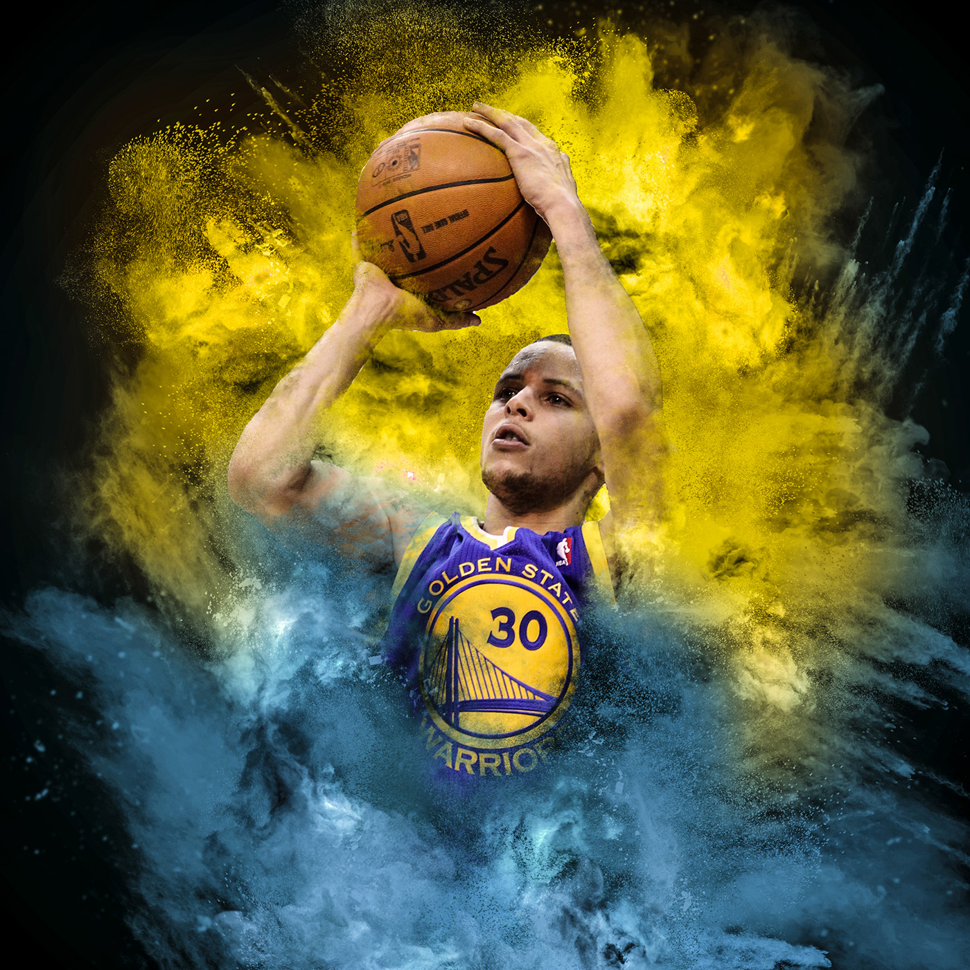 NBA art photoshop kobe LeBron dust particles Westbrook
