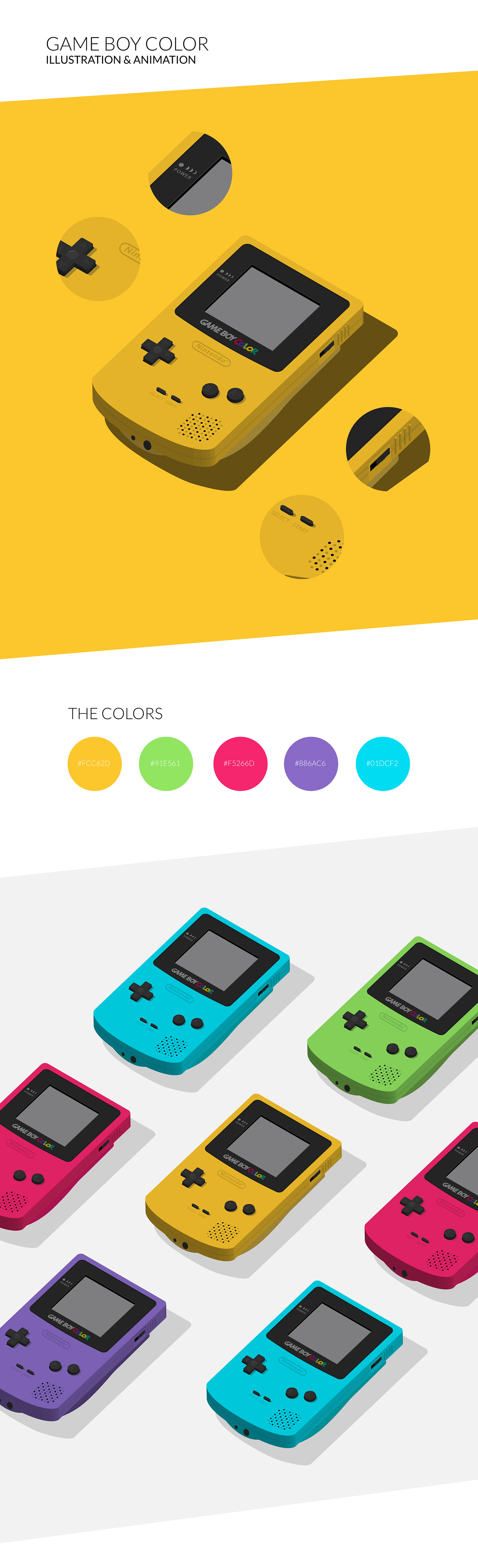 Nintendo Game Boy - 3D Animation on Behance