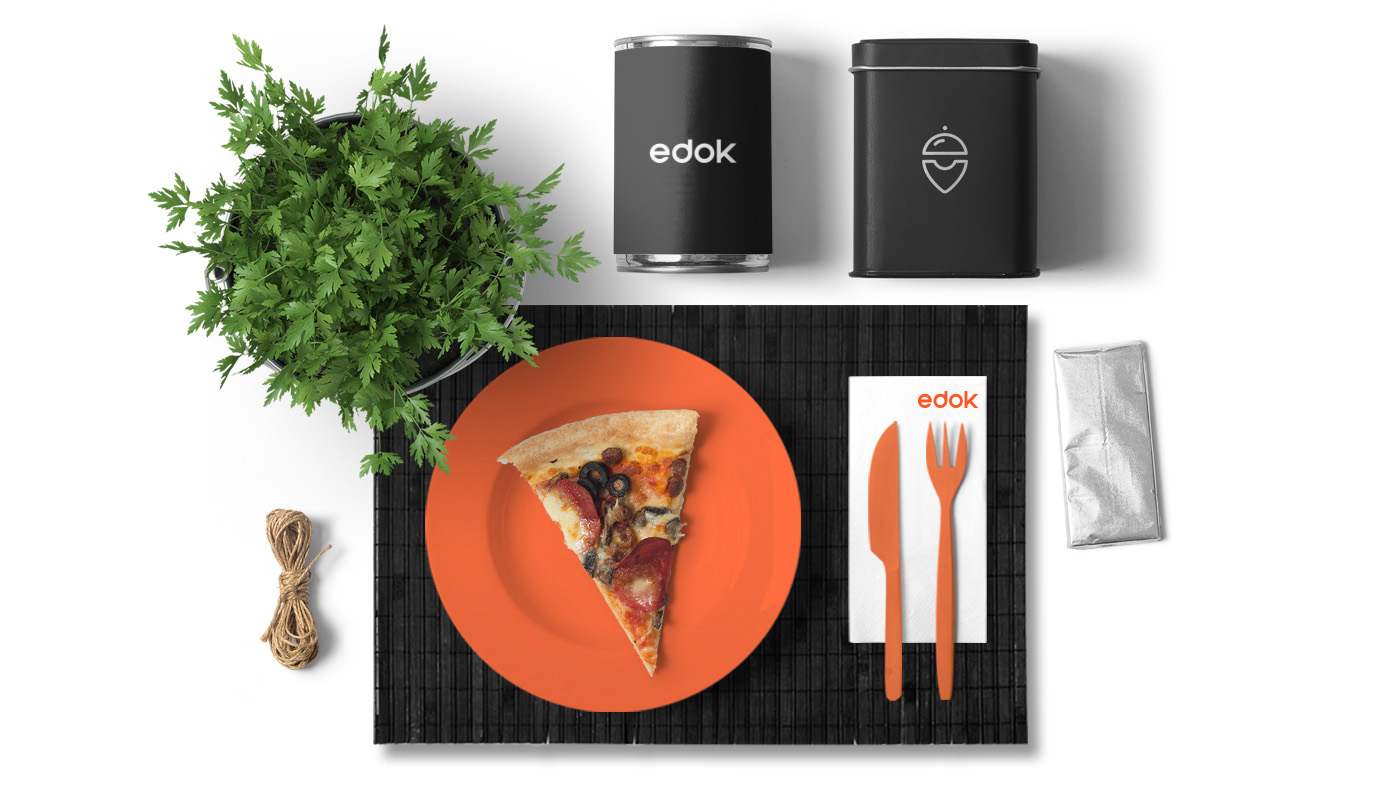 Food  delivery online eat eDok kazakhstan design branding  restaurant app