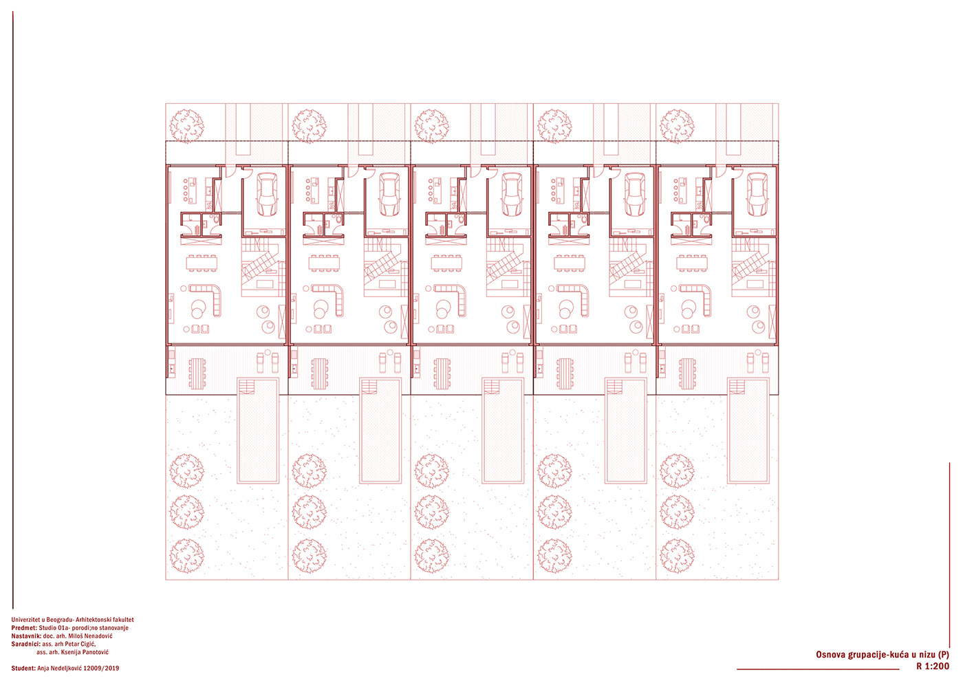 Ambient architecture AutoCAD construction Drawing  family haouse ILLUSTRATION  pink sketch