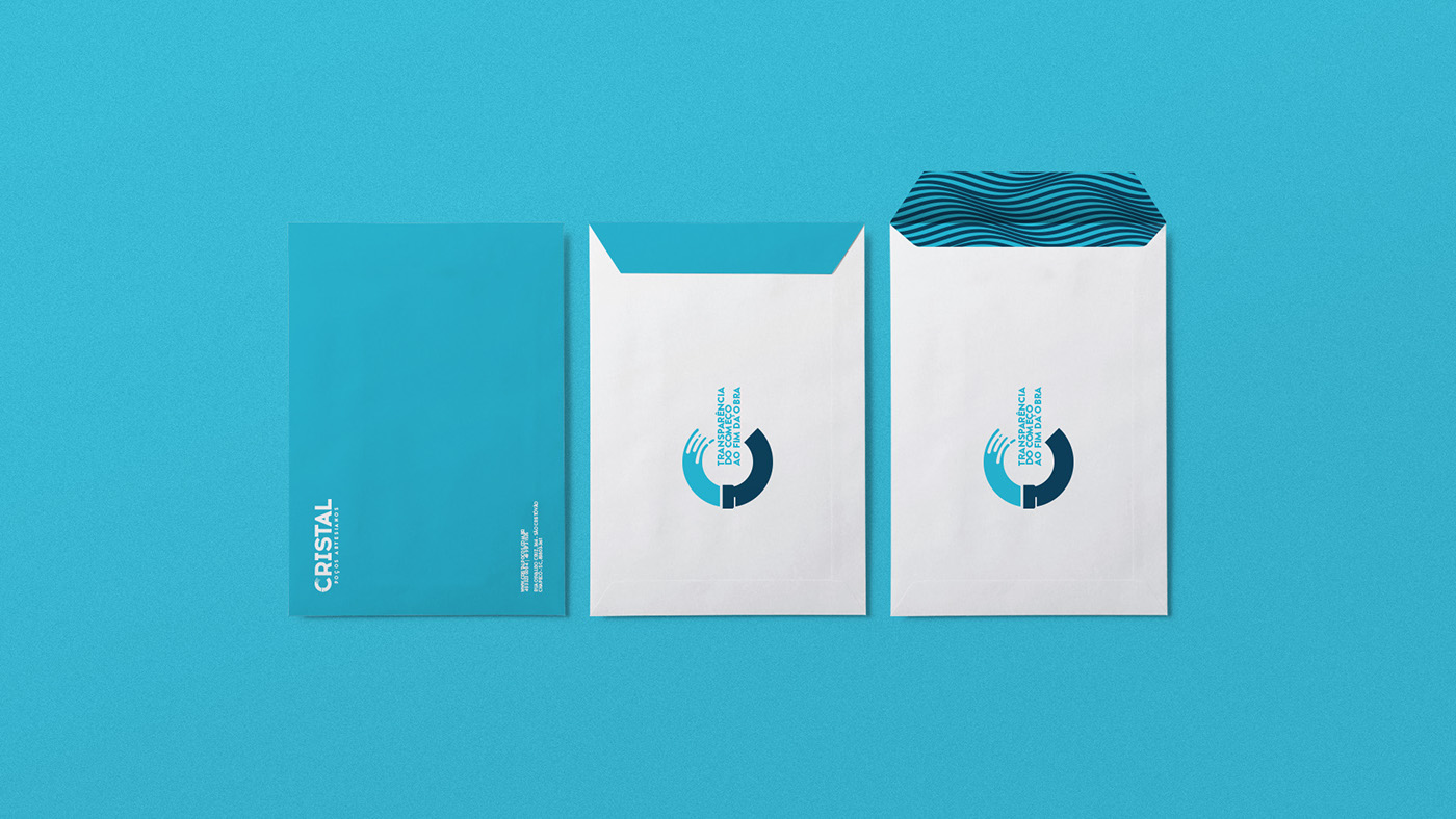 logo water brand industry Icon minimalist pipes circle identity Mockup