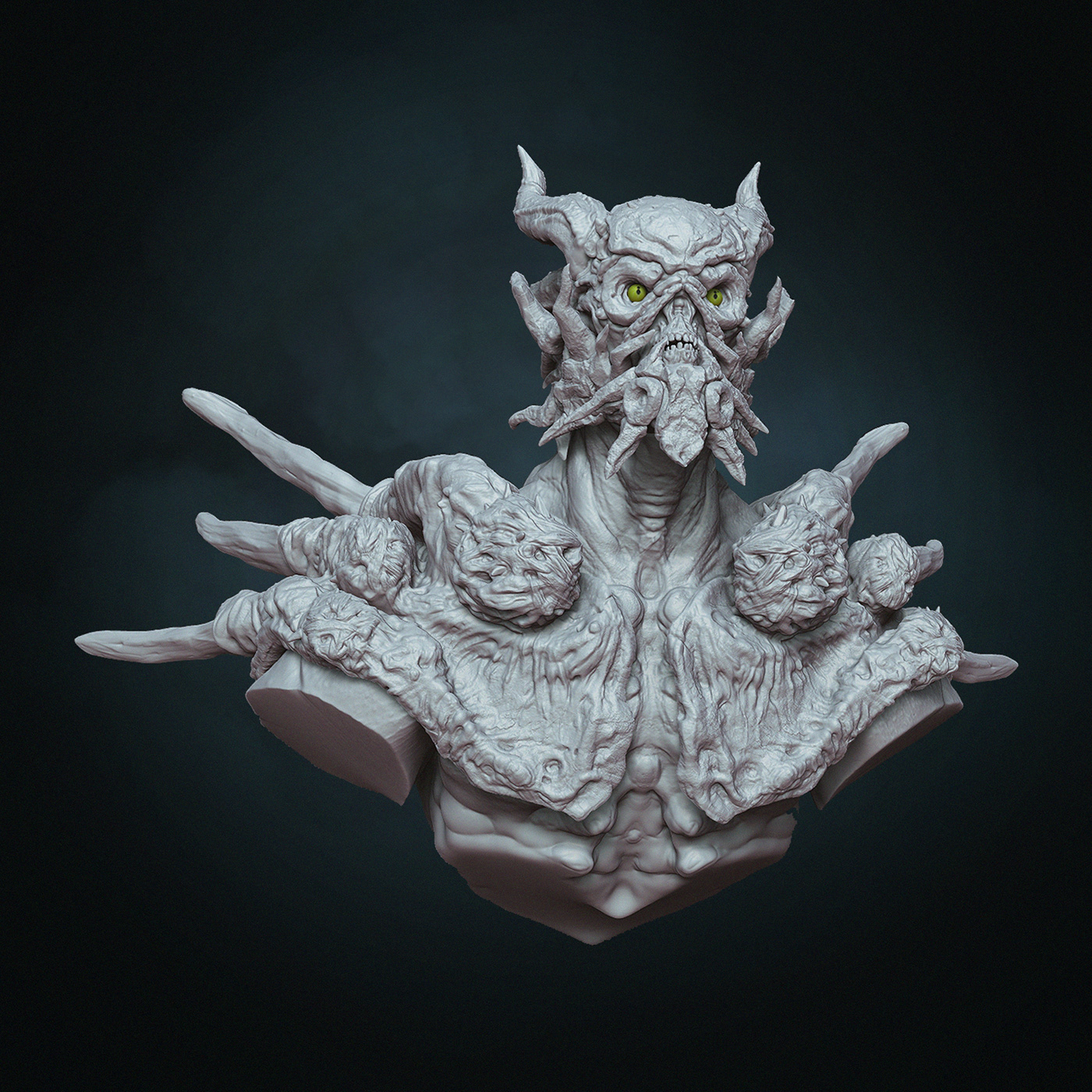 3D 3D Character 3d modeling Creature concept Creature Design demon modeling Render visualization zbrush sculpt