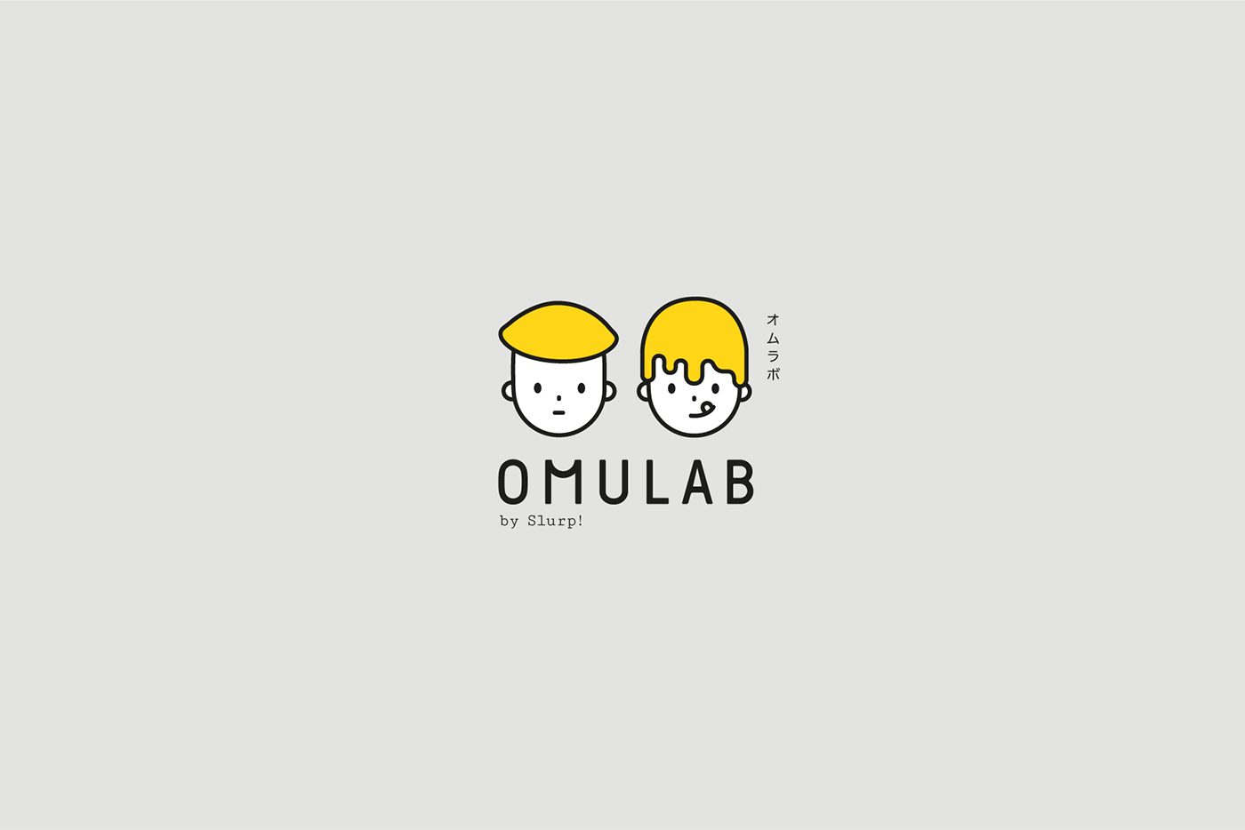 branding  characters cute ILLUSTRATION  japanese lab omelette omulab Omurice visual identity