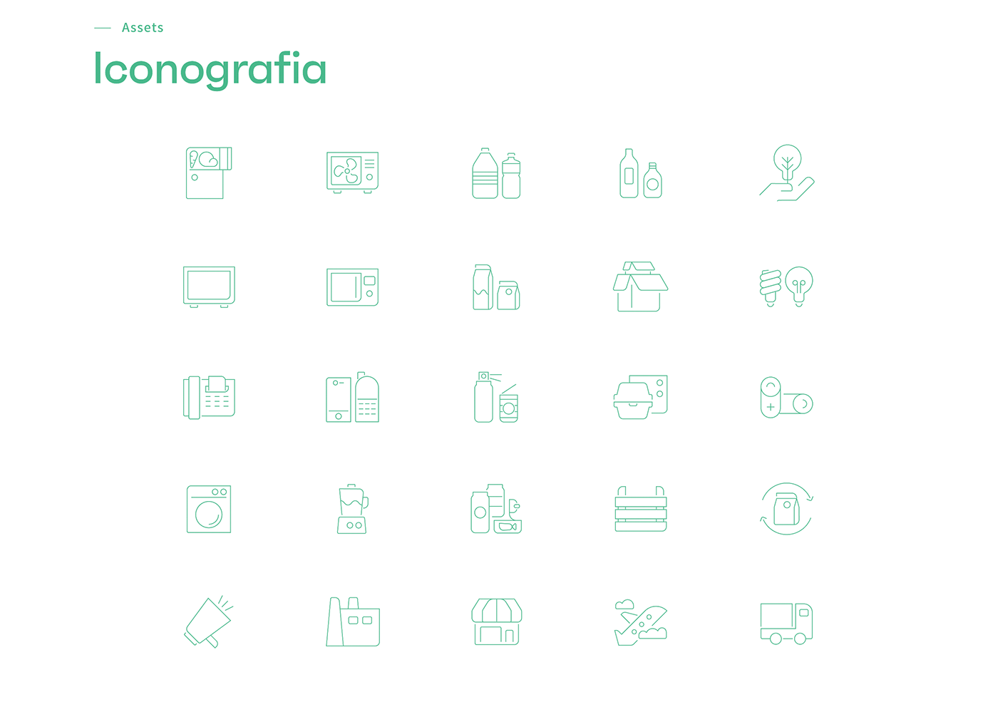 iconography product design  seegno UI/UX Web Design  greenplanet ILLUSTRATION  recycling Sustainability Portugal