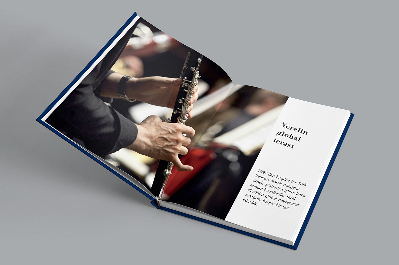 Denizbank annual report editorial design  editorial magazine report concept orchestra Bank branding 