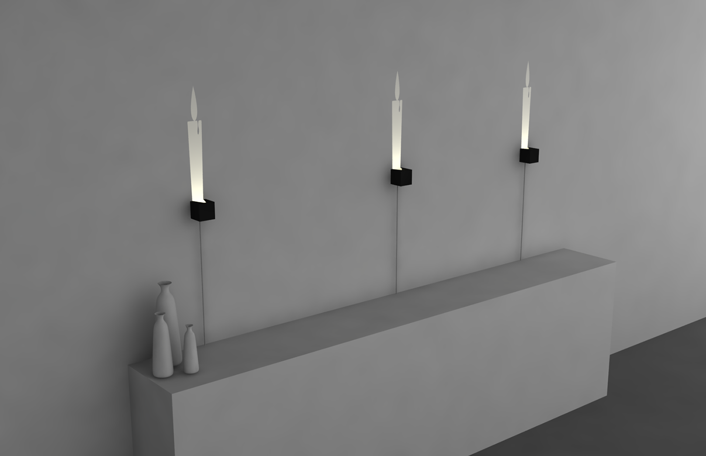 lamps lighting Indirect Lighting light interior design  product design  industrial design  candles Silhouette
