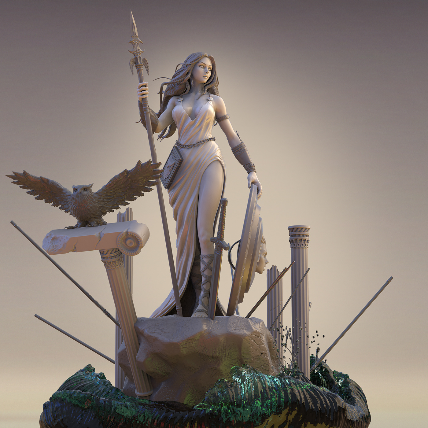 19. Athena Goddess of war and wisdom. 