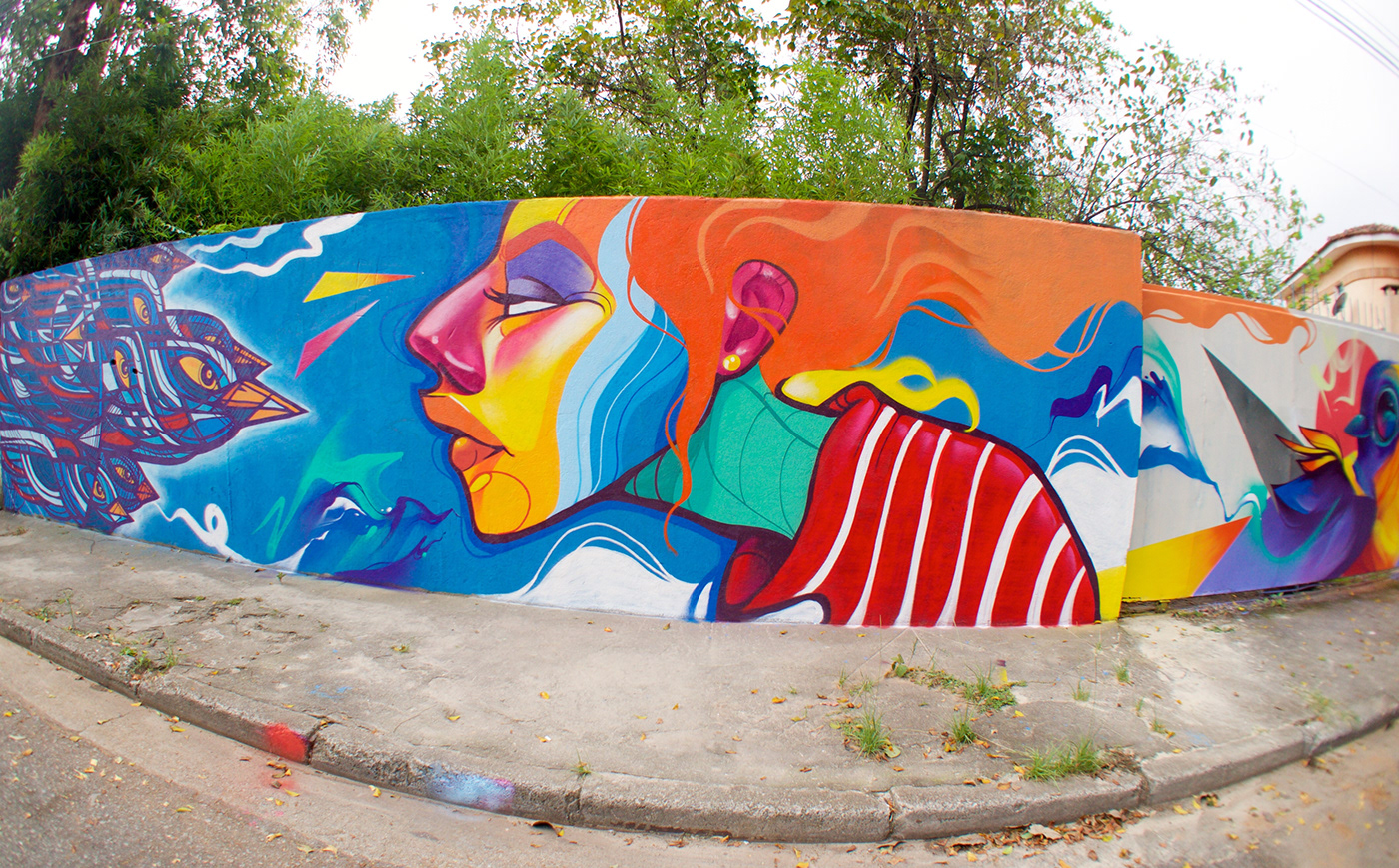Graffiti grafite Mural negritoo spray streeart wall wallpainting woman