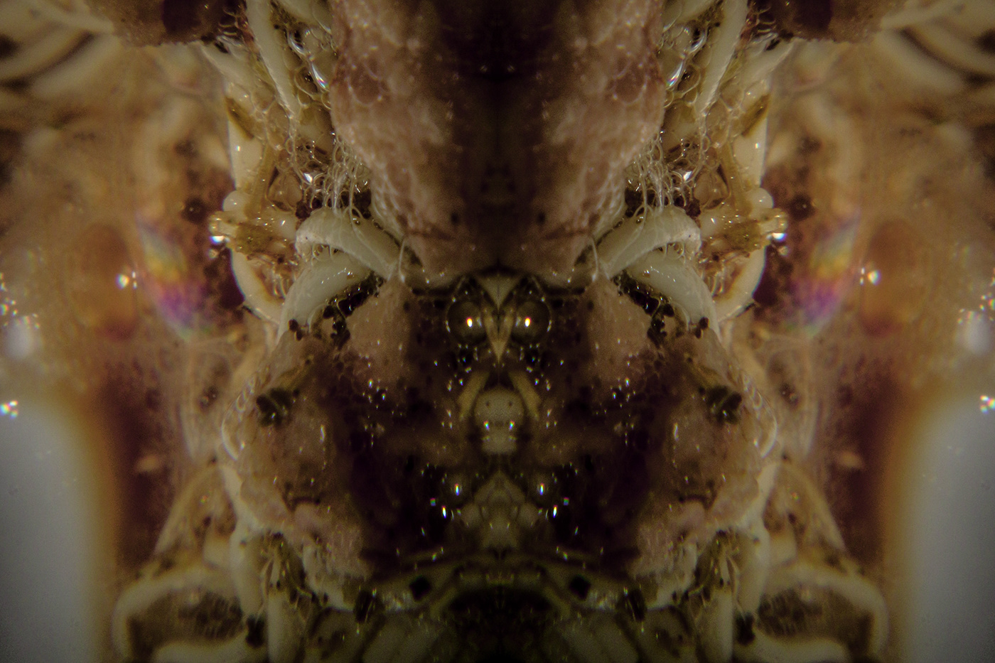 criaturas arte dark oscuro Bizarro mascaras Fotografia collage caras insectos