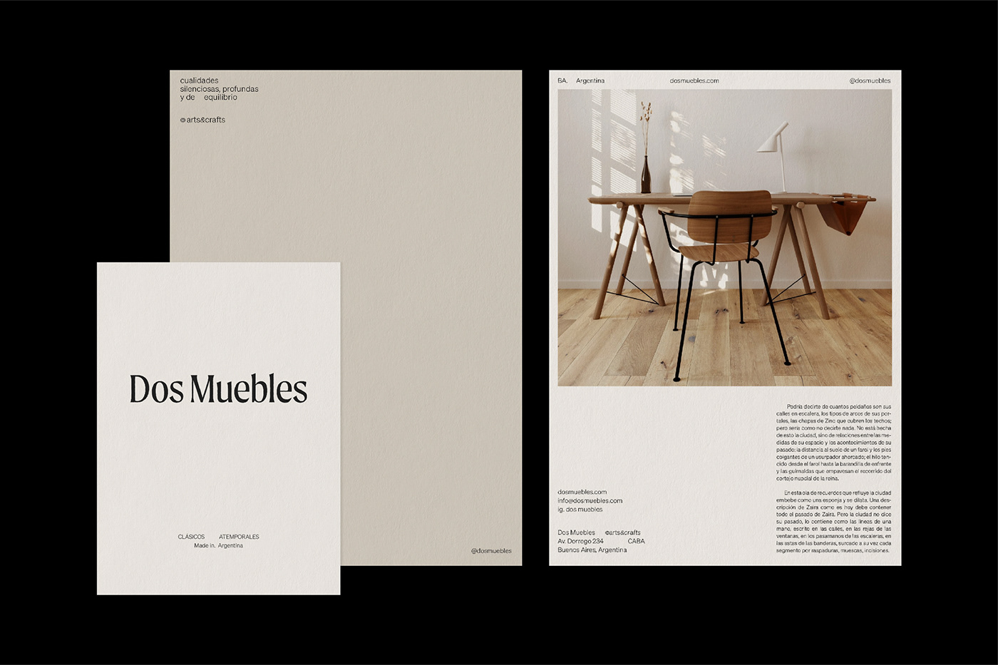 architecture brand identity branding  design diseño Diseño editorial editorial design  furniture muebles Stationery