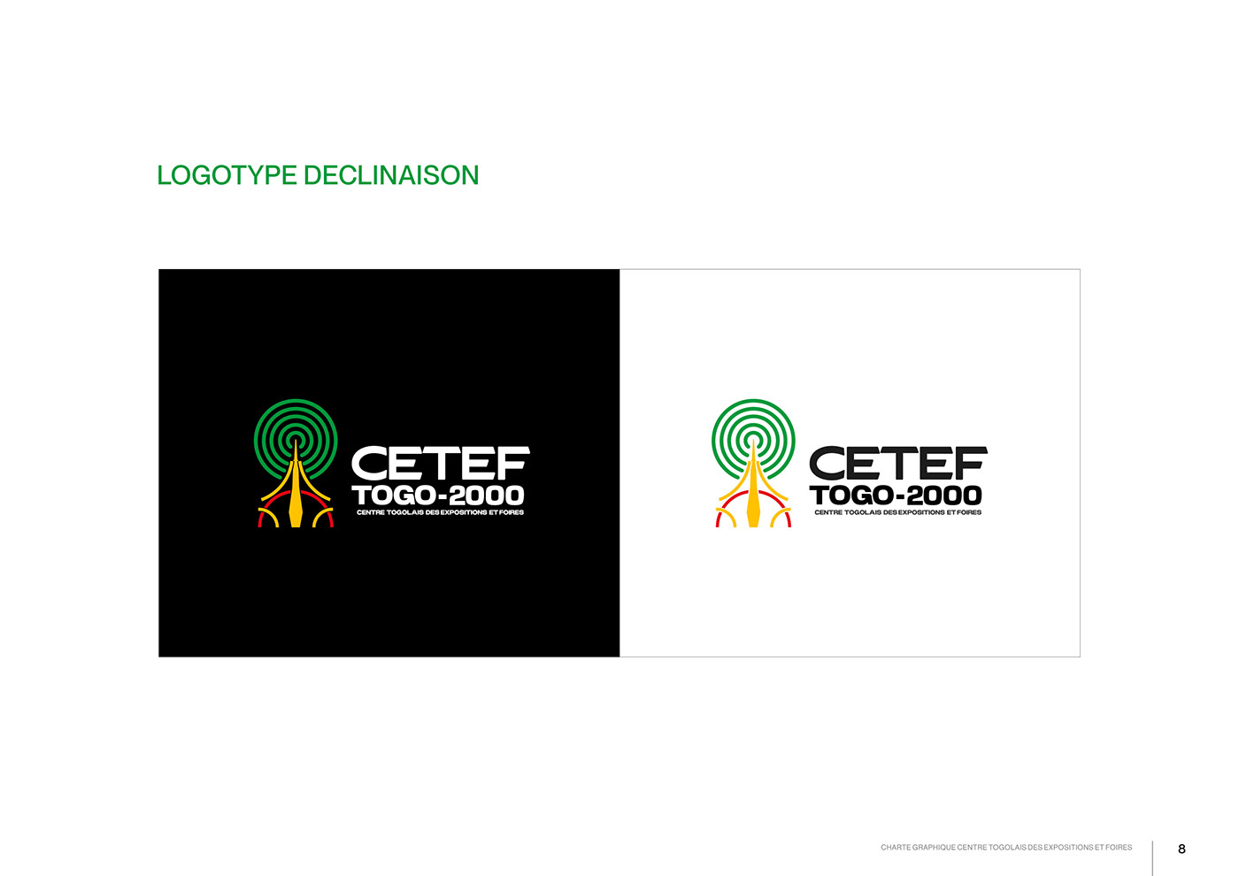 NADJOMBE Logotype adobe illustrator brand identity CETEF djanta identité graphique Lomé nego