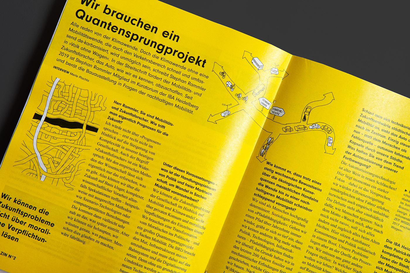 magazine design graphic type IBA KK KontextKommunikation